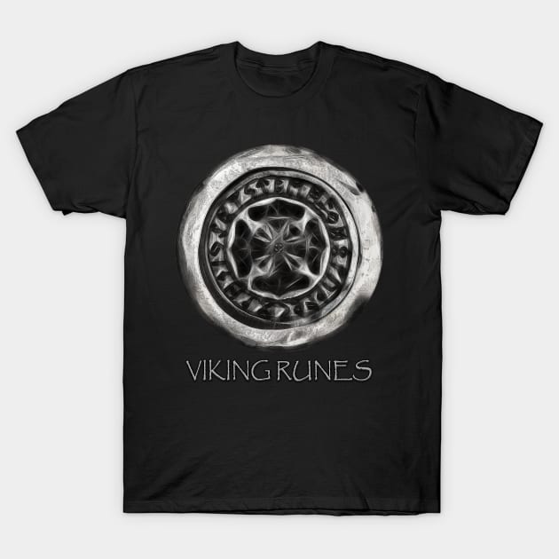 Viking Runes T-Shirt by Jonthebon